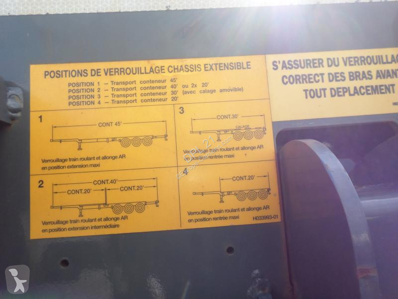 نصف مقطورة Fruehauf  O40FHF EXTENSIBLE