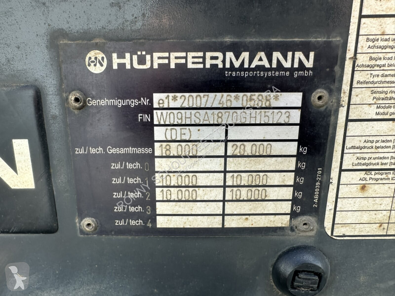 مقطورة  HSA 20.70 HSA 20.70 Schlittenabroller