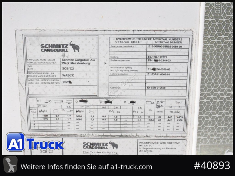 مقطورة Schmitz Cargobull SCB C2, oben...