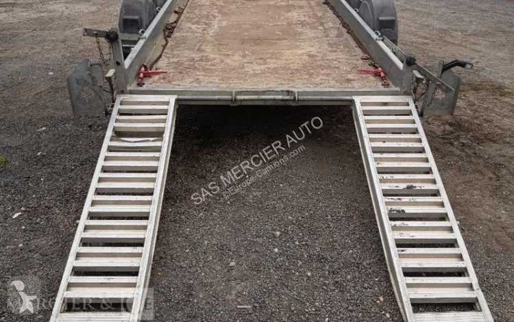 Aanhanger Hubière remorque porte engin