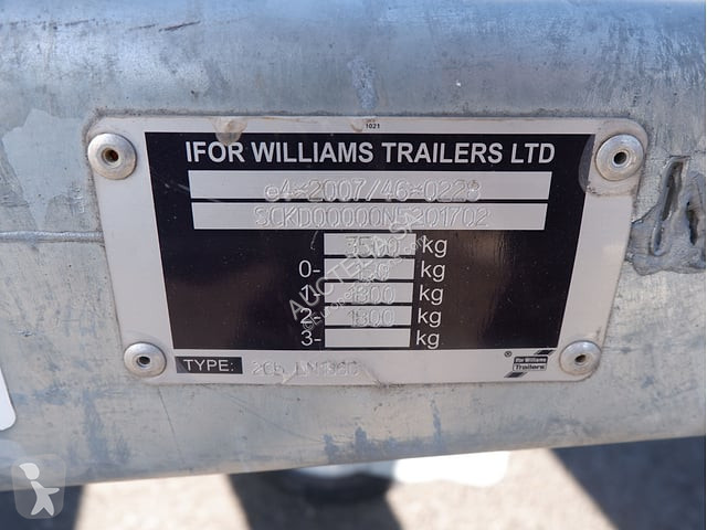 Přívěs Ifor Williams DB
