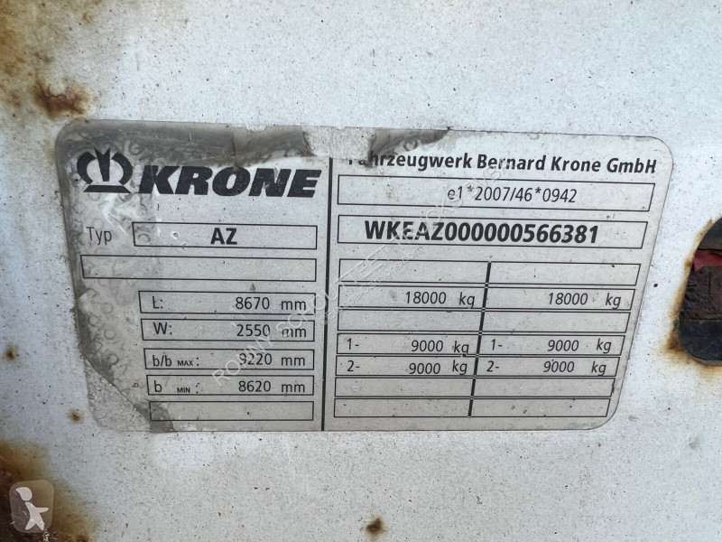 Släp Krone AZP 18 AZP 18