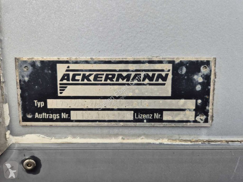 Remorque Ackermann Z-VA-F19/7,5E Carrier LBW...