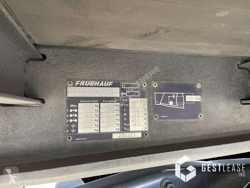 Semitrailer Fruehauf  Rideaux coulissants 3...