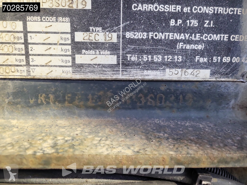 Remorque Samro 2EC19 2 axles