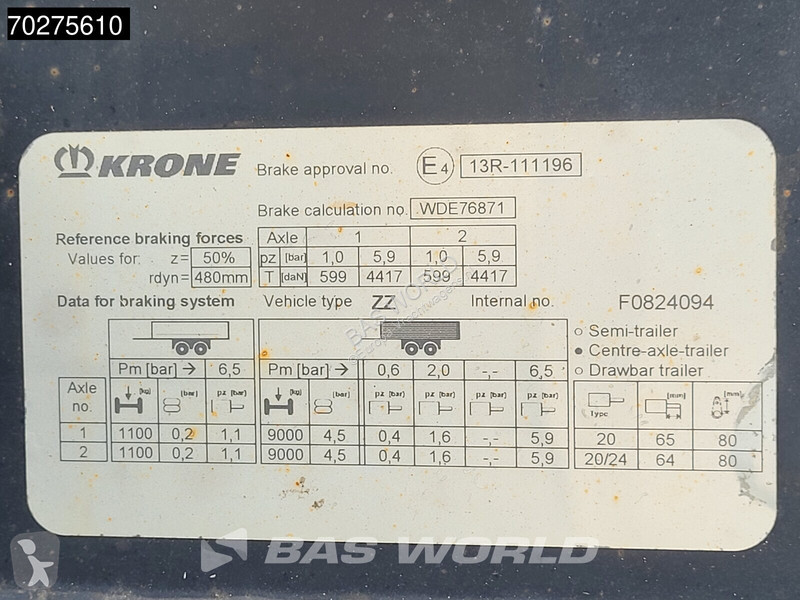 Släp Krone 20A