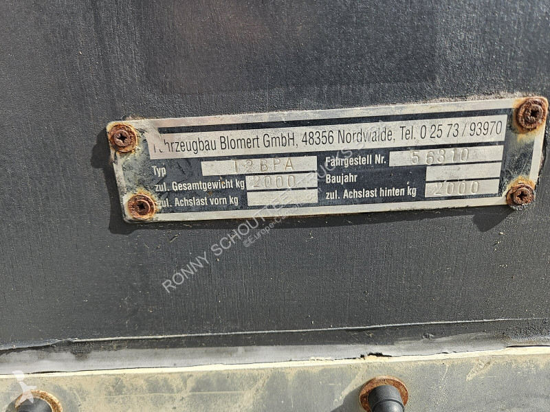 مقطورة Blomert T2BPA Pferdeanhänger T2BPA...