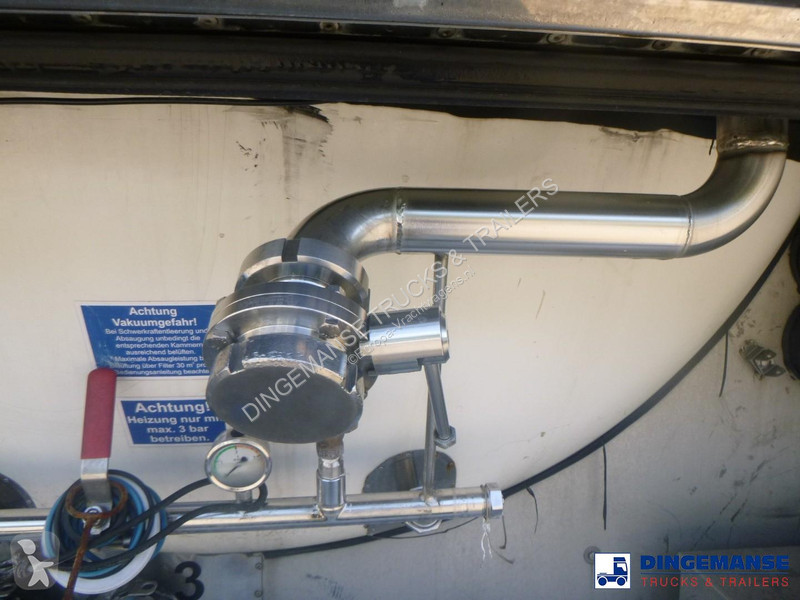 مقطورة Feldbinder Food tank inox 39 m3 / 3 comp