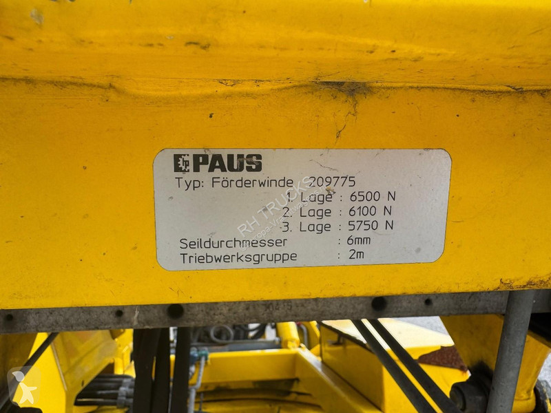 مقطورة Paus 37 WH - LIFT 37 METER / 300 KG -...