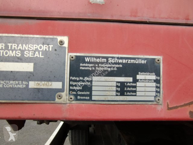 مقطورة Schwarzmüller Bordwand-Wechselbrücke...
