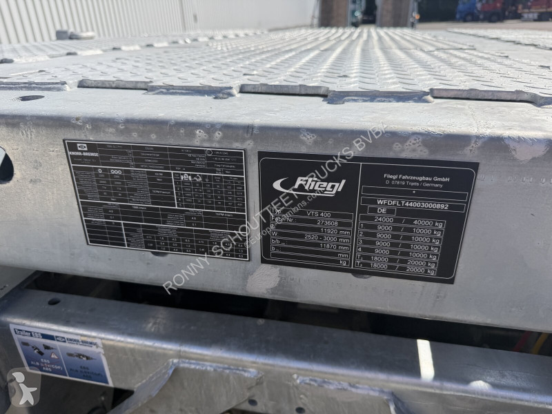 مقطورة Fliegl VTS 400 VTS 400, Radmulden,...