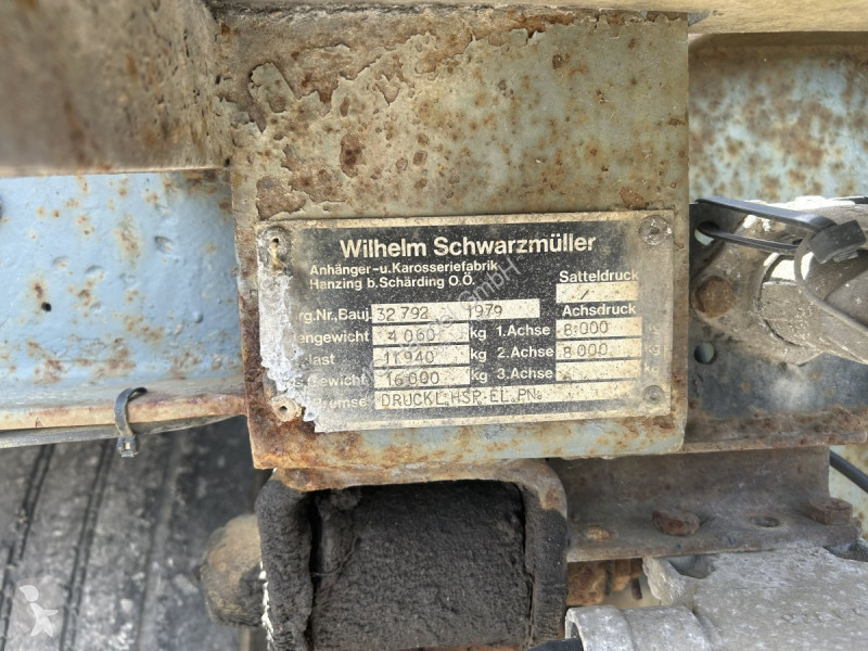 مقطورة Schwarzmüller Langholzanhänger 2-Achsig...