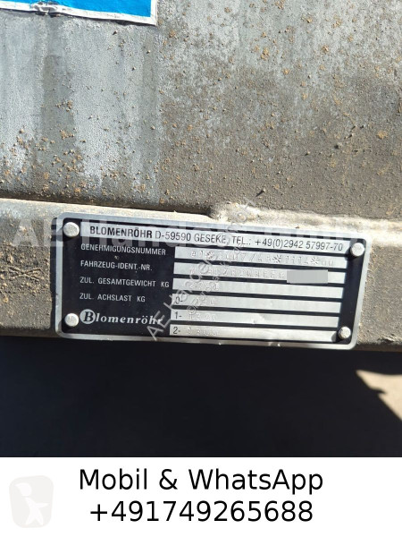 Släp Blomenröhr MT *40din/Knott-Deichsel/Ersatzrad