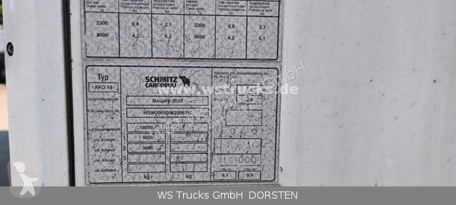 Släp Schmitz Cargobull KO18 Maxima 1000...