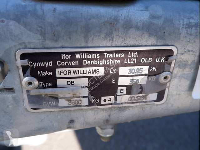 Přívěs Ifor Williams DB