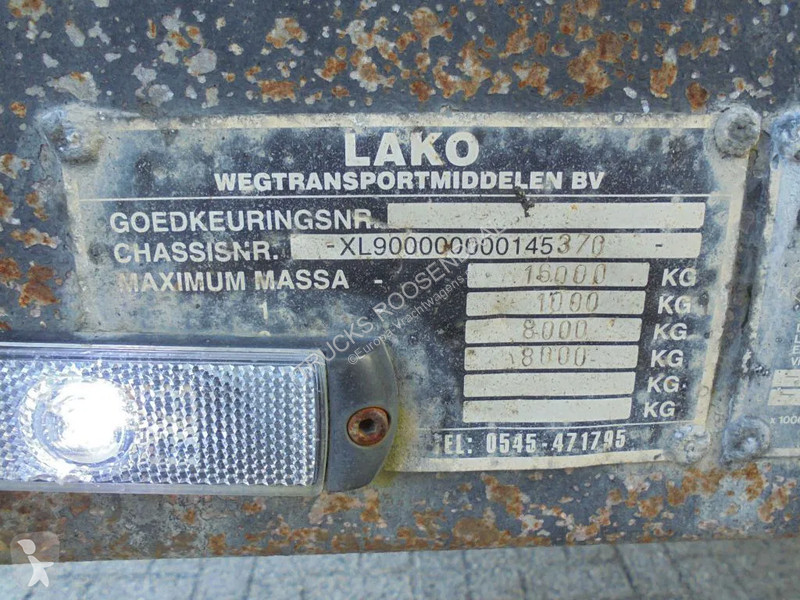Aanhanger Lako CF 85.360 + 2 axle