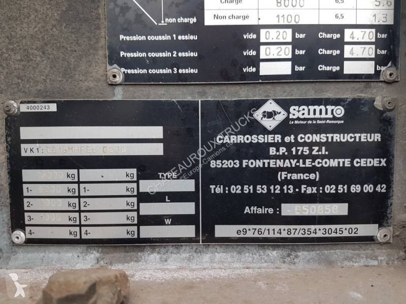 Remorque Samro PORTE-CAISSE MOBILE 7m80