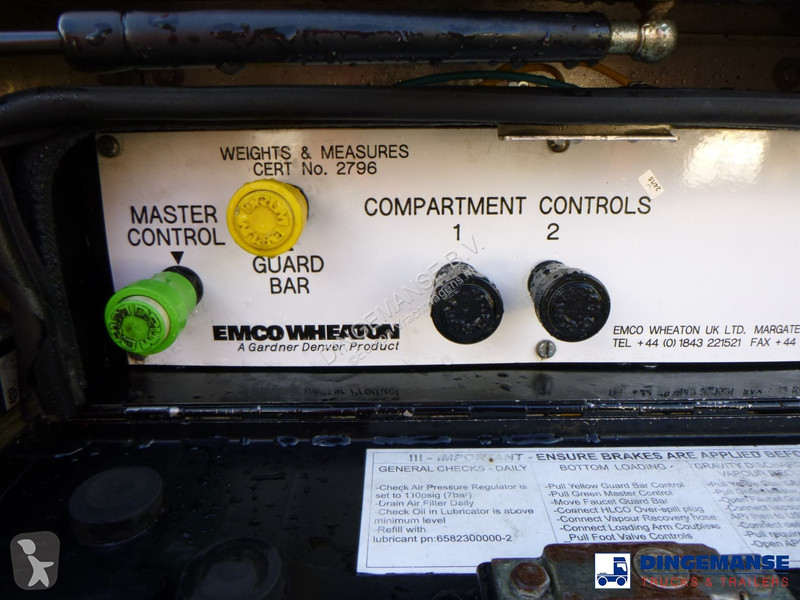 Släp Feldbinder Jet fuel tank 40 m3 / 1 comp +...
