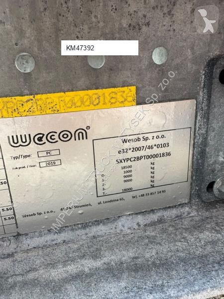 Remolque Wecon TANDEM / BDF / 7,15 , 7,45 ,...