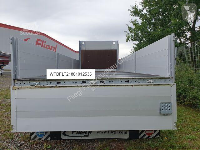Remolque Fliegl TPS 180 Baustoff Plattformanhänger