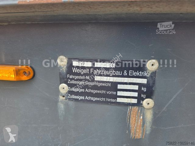 Reboque  Holz Wood Rungen / ALU / load 14,7ton