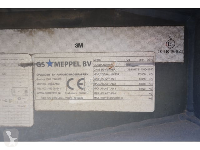 GS Meppel AIC-2700N trailer