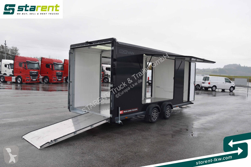 Aanhanger  BOX VAN 600 Rückfahrkamera Alu Boden...