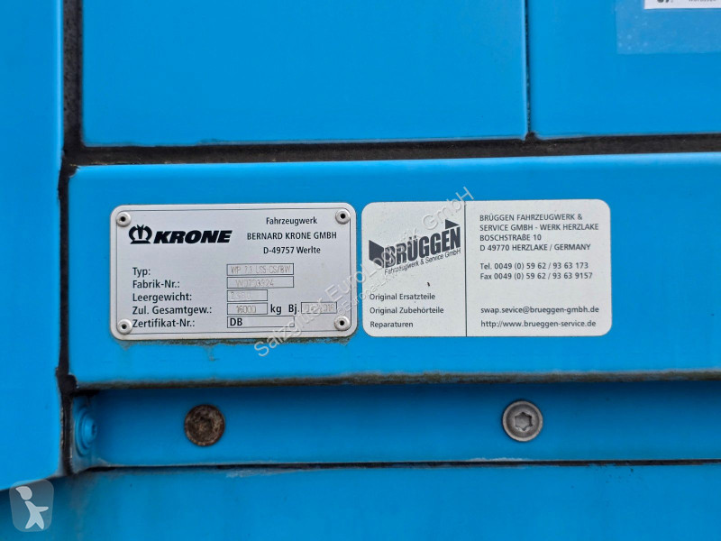 Pótkocsi Krone WP 7.3 LS5-CS/BW | EDSCHA |...