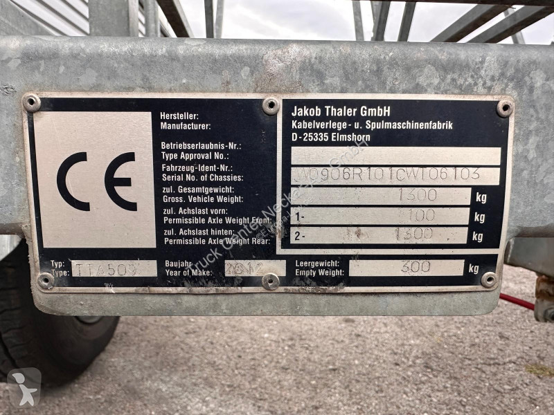 Прицеп    Thaler Kabeltransport Anhänger