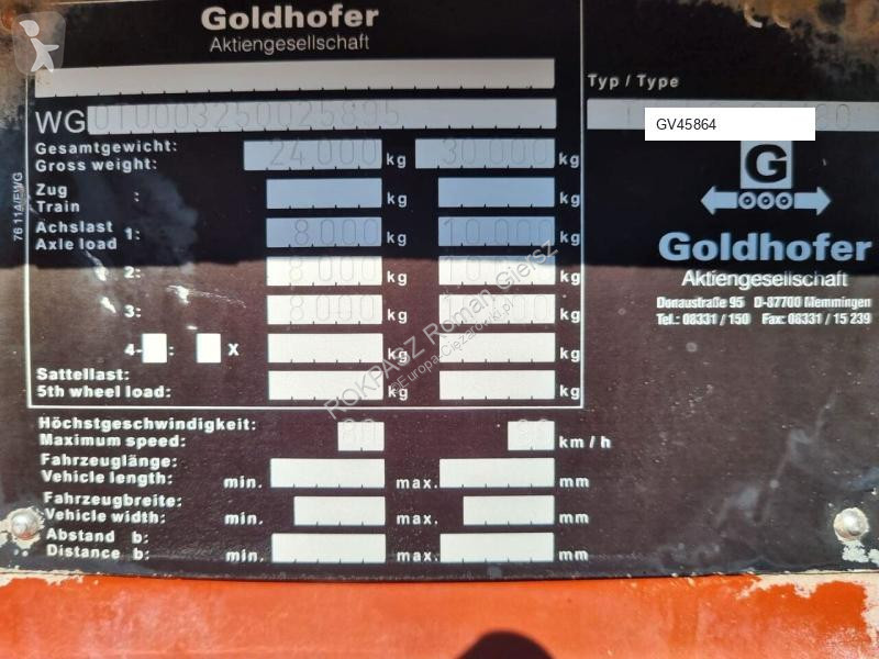 Reboque Goldhofer