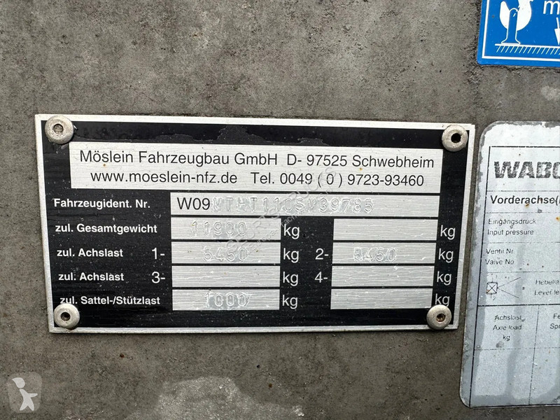 Anhænger Möslein THT 11 BL G 2 ASSER TANDEM...