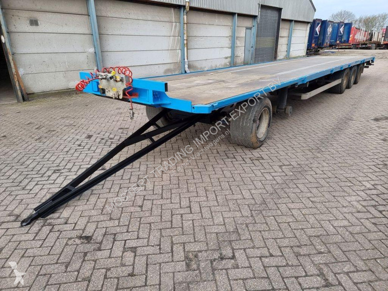 مقطورة Van Hool 13.60 M LONG flatbed trailer -...