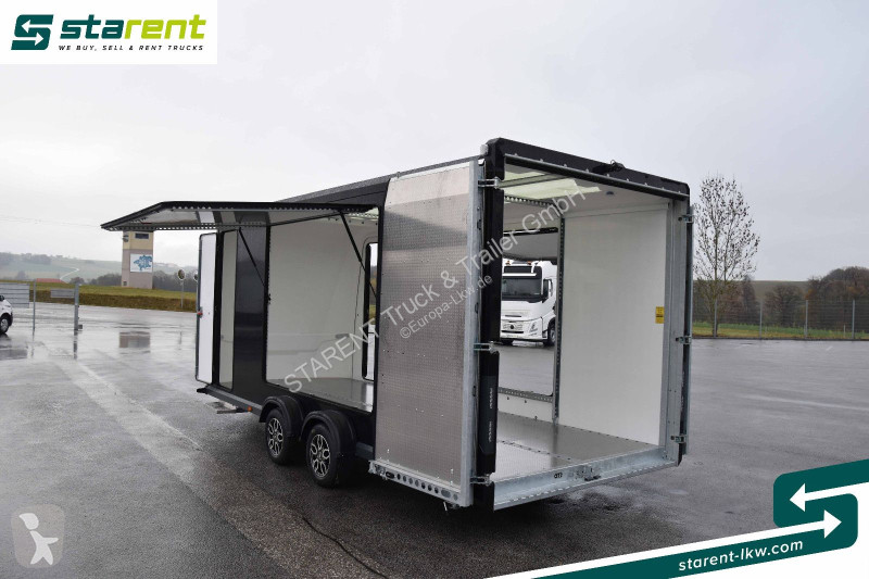 Aanhanger  BOX VAN 600 Rückfahrkamera Alu Boden...