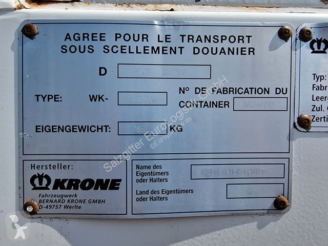 Uitrusting voor vrachtwagens Krone WK 7.3 RSTG...
