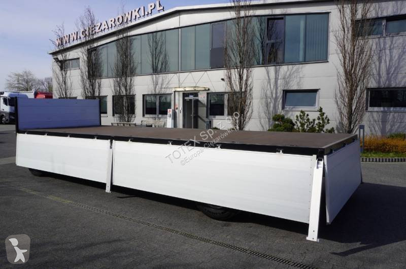 Remorque Krone Construction trailer / Flatbed...