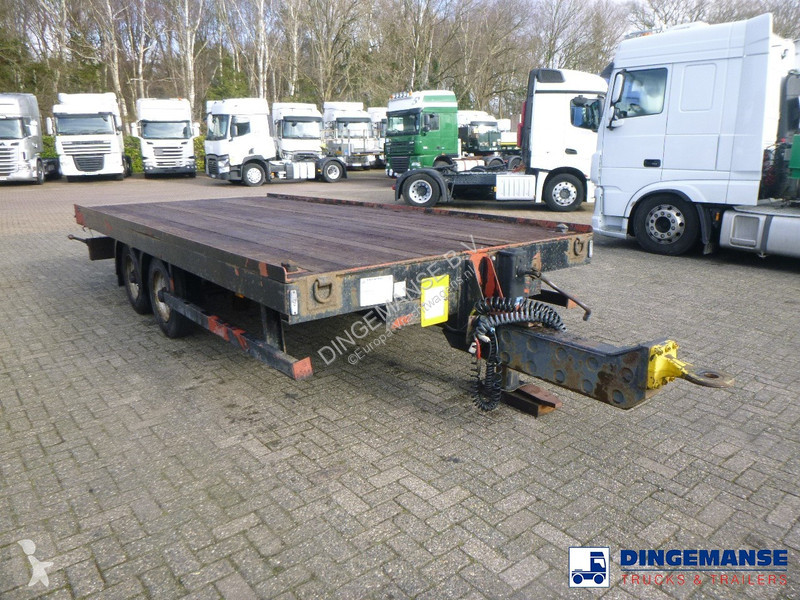 Reboque  2-axle drawbar platform trailer 7 t