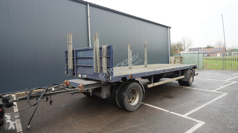 Aanhanger  2 AXLE FLATBED WITH TWIST LOCKS 20FT