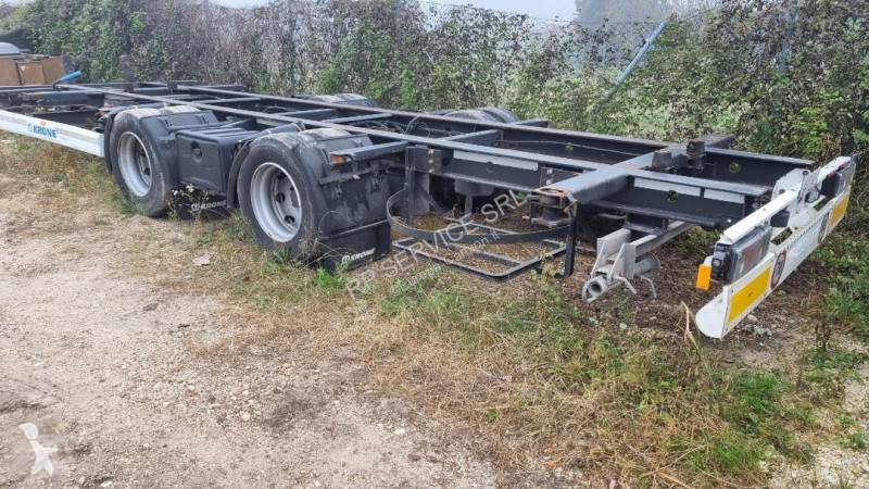 Släp Krone Biga 2 assi per casse mobili