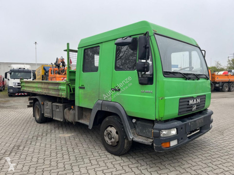 Släp MAN LE 8.180 K 2-Achs Kipper Doppelkabine...