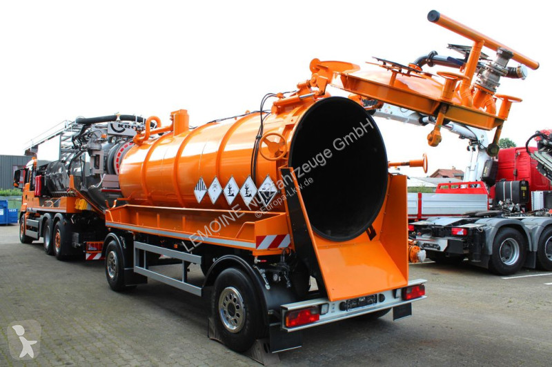 Släp Kutschke / Kroll 10m³ Saug u.Druck ADR INOX
