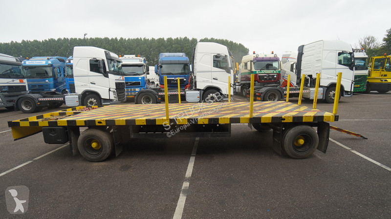Aanhanger  AXLE FLATBED FARM TRAILER