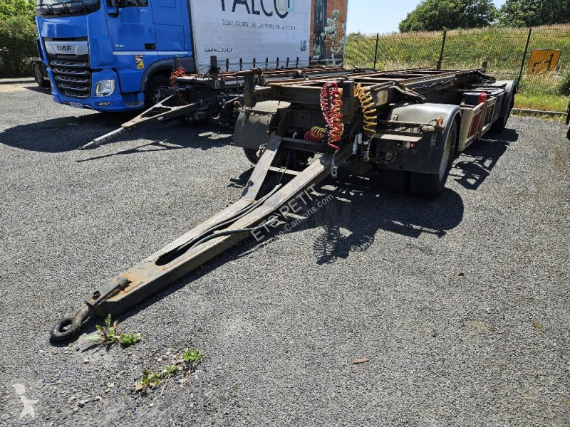 Remorque Trax PORTE CAISSON BENNANTE 2 ESSIEUX