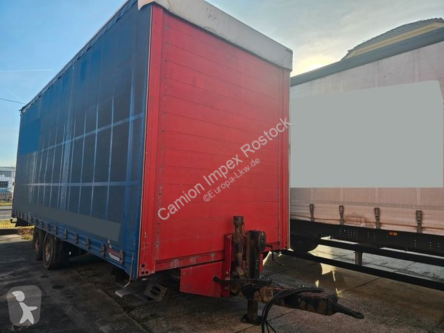 Remorque Ackermann Tandem Gardine, Edscha,Hubdach