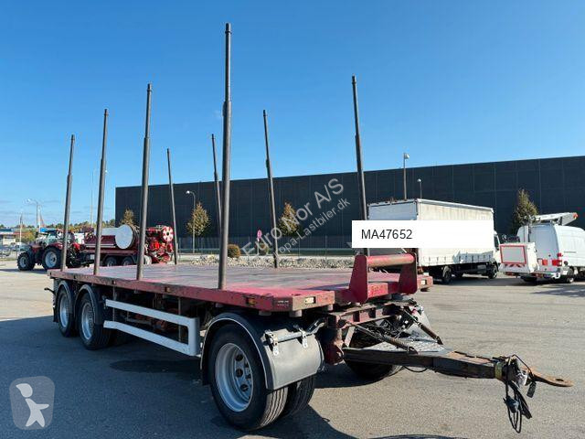 مقطورة  24 t. 3 axle Woodtransport / Holztransport