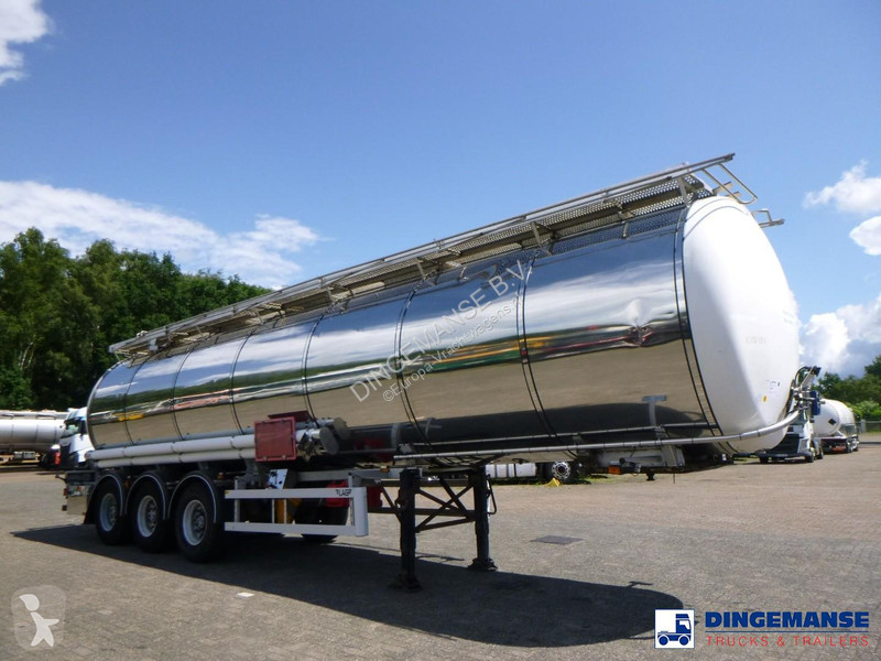 مقطورة LAG Chemical tank inox 37.5 m3 / 1 comp...