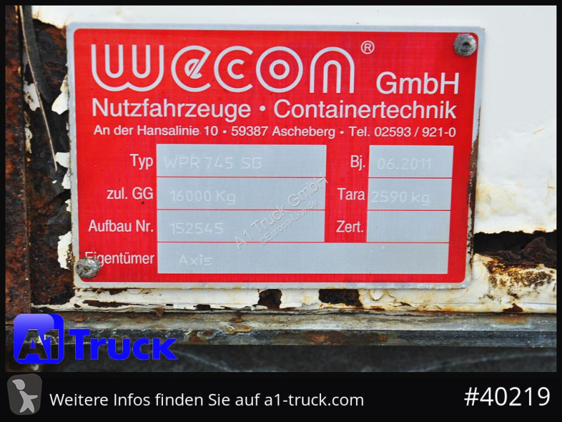 PL-utrustningar Wecon WPR 745, verzinkt, 2520...