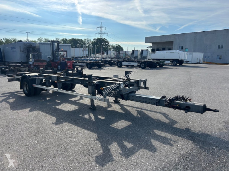 مقطورة Wecon AWZ 112, 1-Achs Lafette, BPW-Achsen