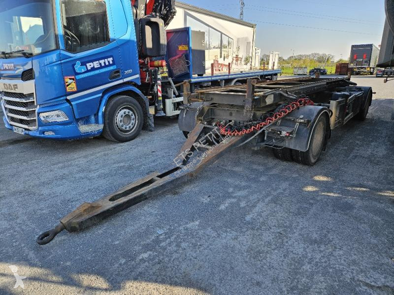 Trax  REMORQUE PORTE CAISSON BENNANTE 2 ESSIEUX...