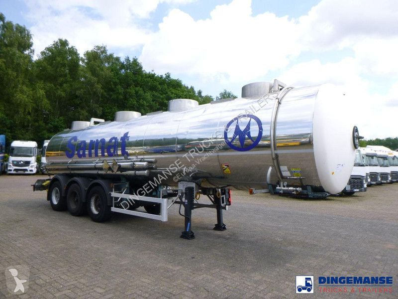 مقطورة Magyar Chemical tank inox L4BH 30 m3 / 1...