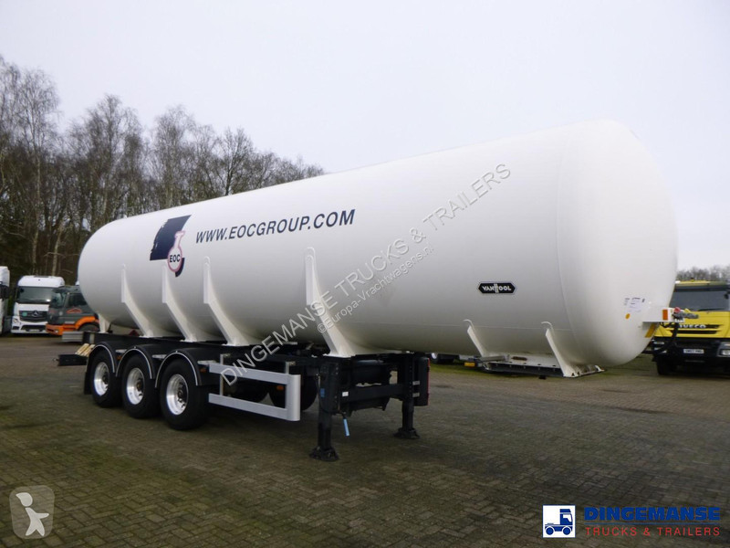 مقطورة Van Hool Butane gas tank steel 49 m3